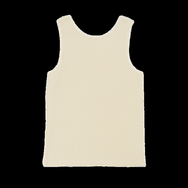 P. Johnson Beige Waffle Tank