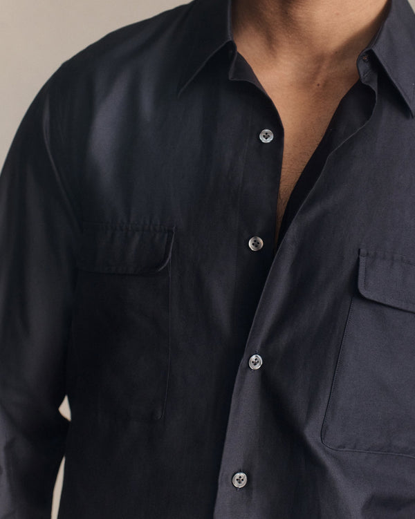 P. Johnson Bonnard Shirt - Navy