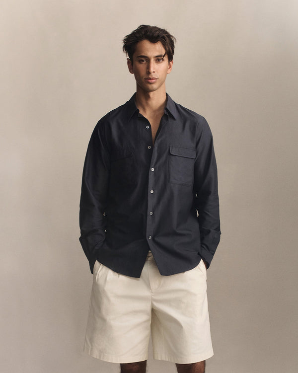 p. johnson Bonnard Shirt - Navy