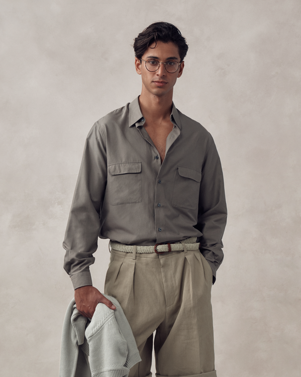 p. johnson Bonnard Shirt - Olive