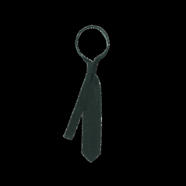 p. johnson Bottle Green Silk Knit Tie