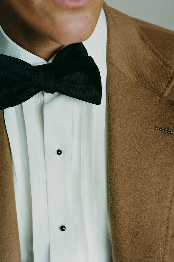 P. Johnson Bow Tie - Black Grosgrain