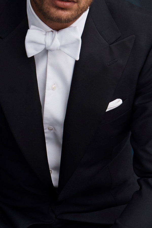 P. Johnson Bow Tie - White Marcella