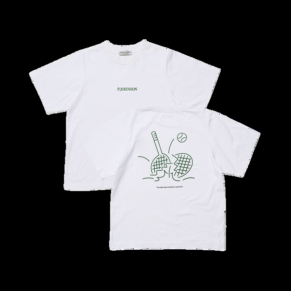 p. johnson Broken Racket Tee