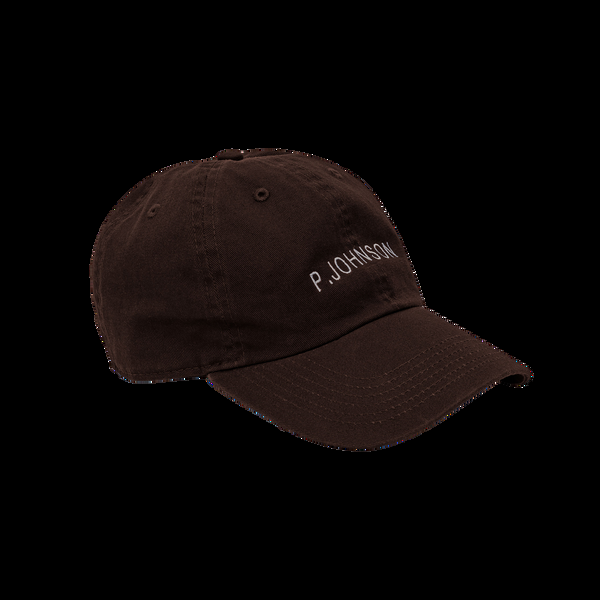 p. johnson Brown Dad Cap with P Johnson Logo
