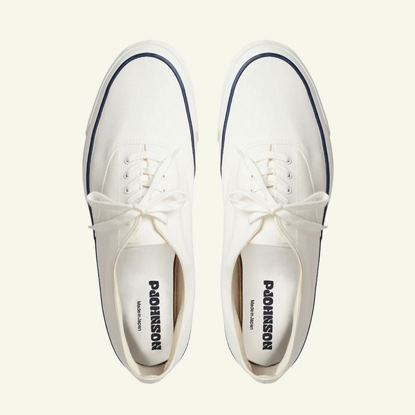 P. Johnson Canvas Sand Shoe - White