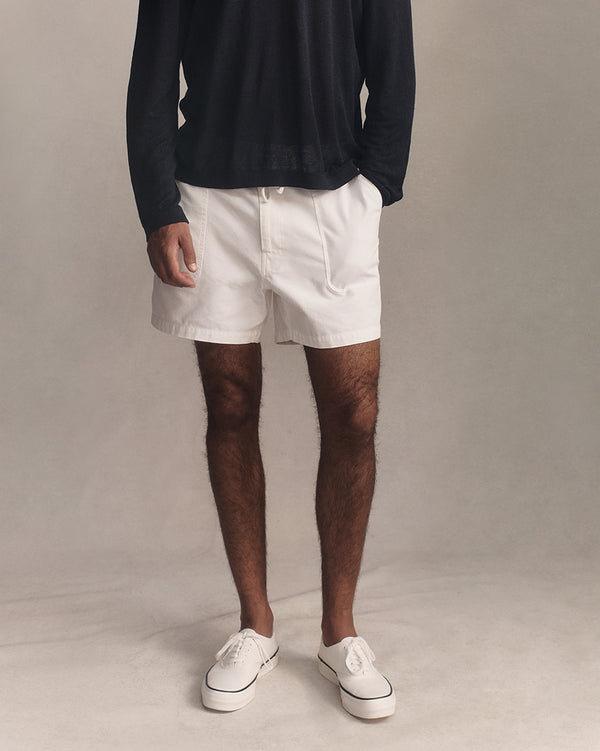 P. Johnson Carpenter Shorts - Off White