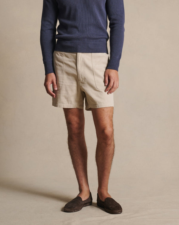 p. johnson Carpenter Shorts - Stone