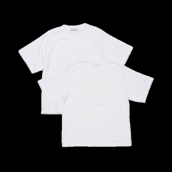 p. johnson Carrara White Tee