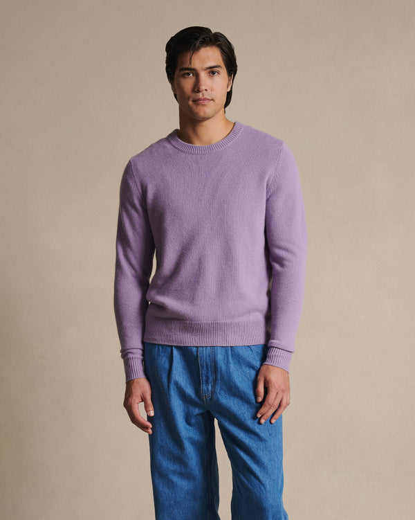 P. Johnson Cashmere Crew Neck - Lavender