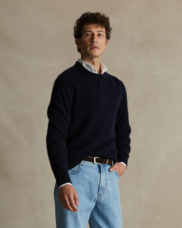 p. johnson Cashmere Crew Neck - Navy