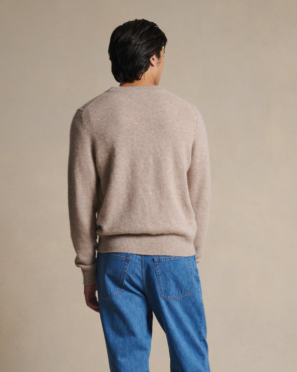 P. Johnson Cashmere Crew Neck - Oatmeal
