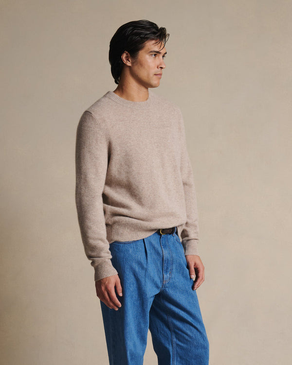 P. Johnson Cashmere Crew Neck - Oatmeal