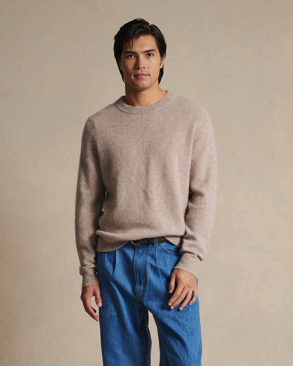 p. johnson Cashmere Crew Neck - Oatmeal