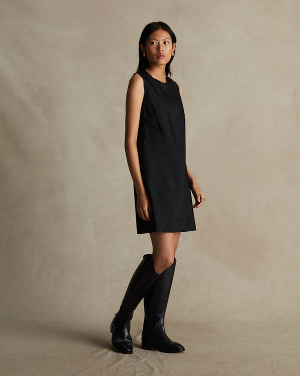 P. Johnson Chelsea Dress - Black Moire