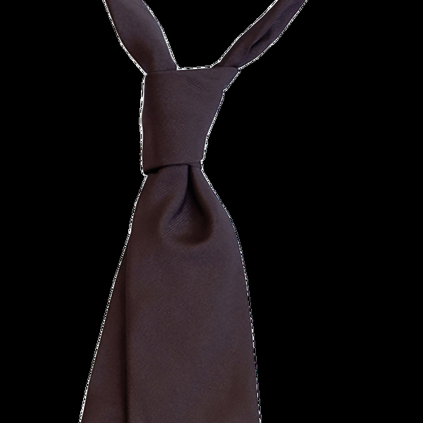 P. Johnson Chocolate Silk Tie