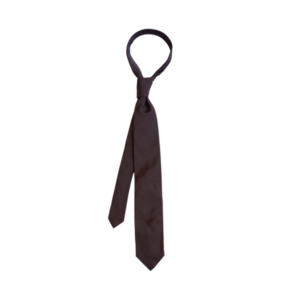 p. johnson Chocolate Silk Tie