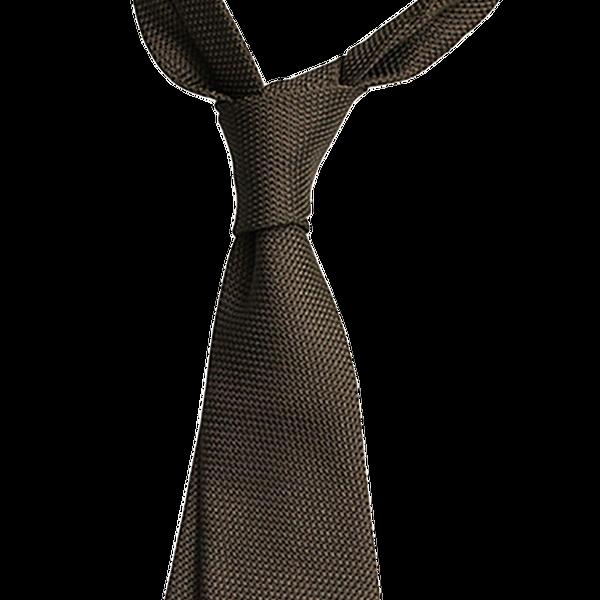 P. Johnson Chocolate Small Grenadine Tie