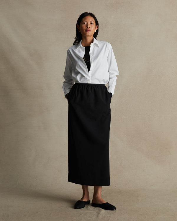 P. Johnson Classic Shirt - White Poplin