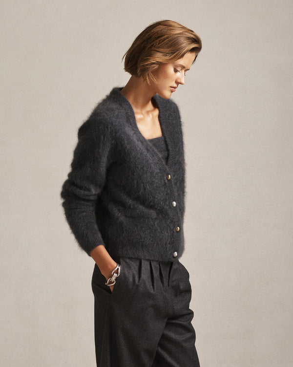 P. Johnson Claudia Cardigan - Slate