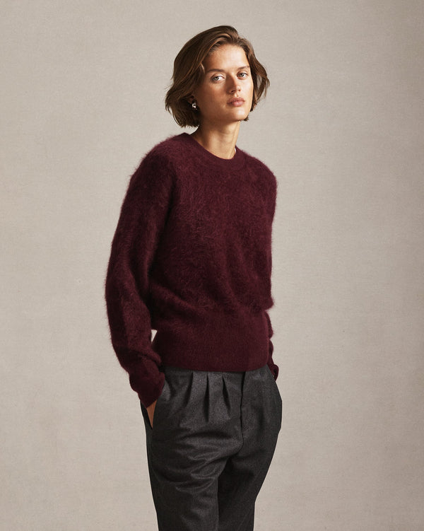 p. johnson Claudia Sweater - Bordeaux