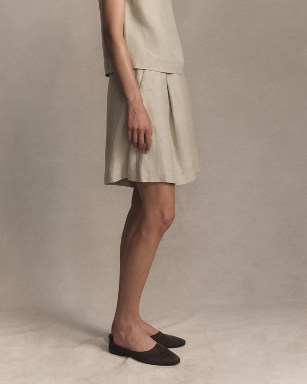 P. Johnson Colette Shorts - Greige