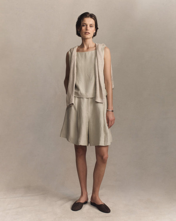 P. Johnson Colette Shorts - Greige
