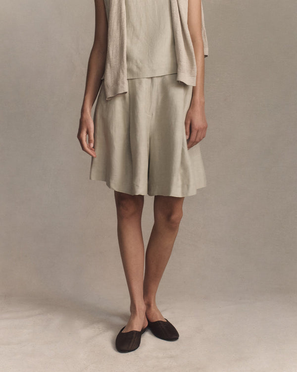 p. johnson Colette Shorts - Greige