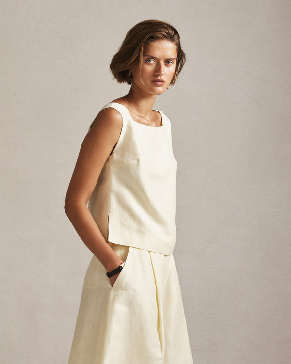 P. Johnson Colette Tunic - Antique White