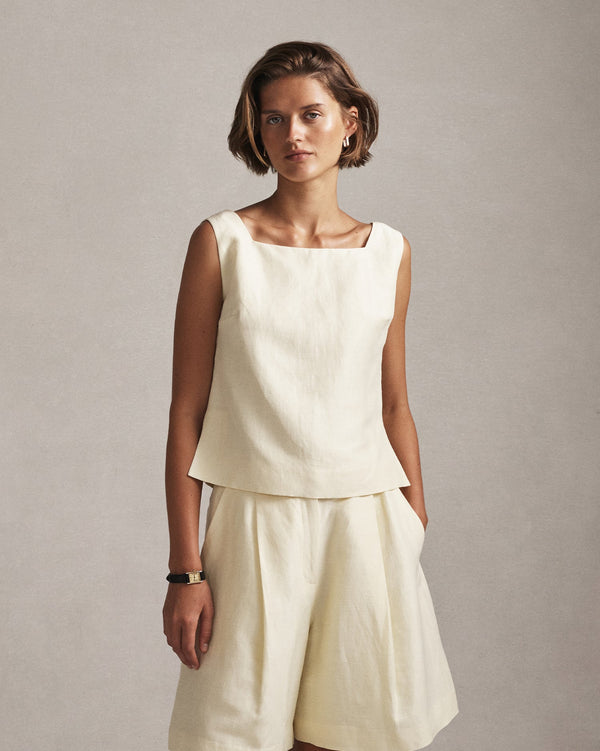 p. johnson Colette Tunic - Antique White