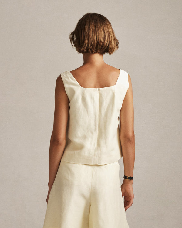 P. Johnson Colette Tunic - Antique White