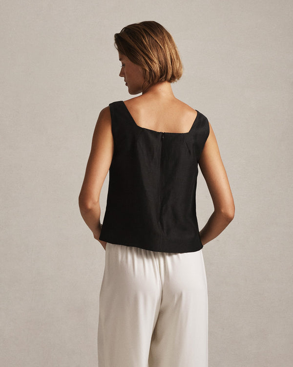 P. Johnson Colette Tunic - Black