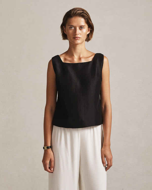 p. johnson Colette Tunic - Black