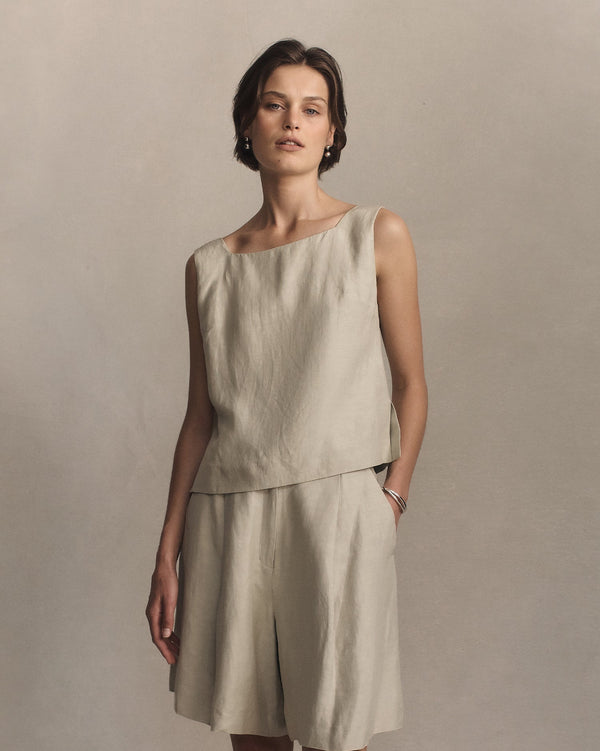 p. johnson Colette Tunic - Greige