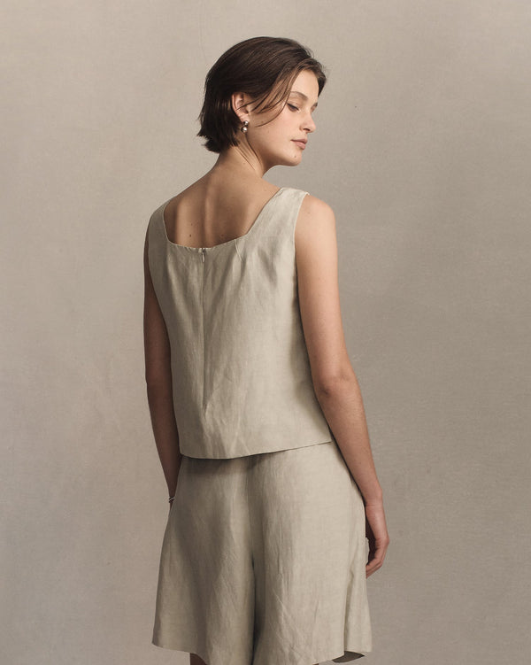 P. Johnson Colette Tunic - Greige