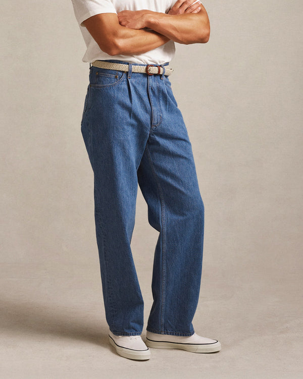 p. johnson Ed Jeans - Mid Indigo