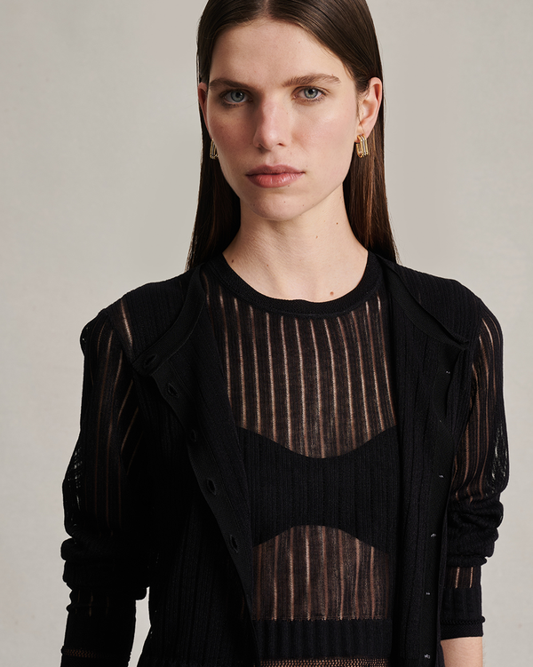 P. Johnson Edie Cardigan - Black