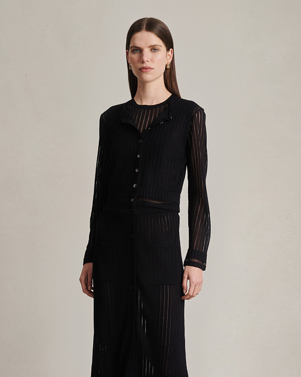 p. johnson Edie Cardigan - Black