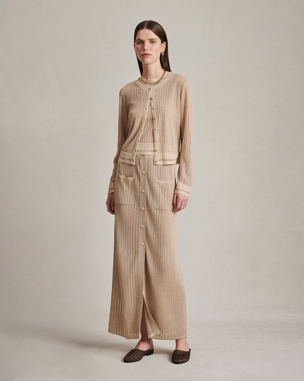 P. Johnson Edie Cardigan - Oat