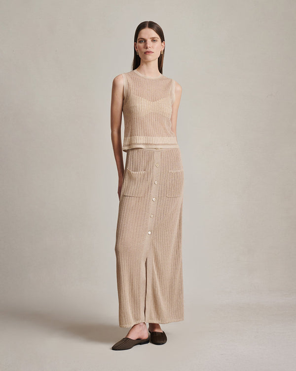 P. Johnson Edie Skirt - Oat