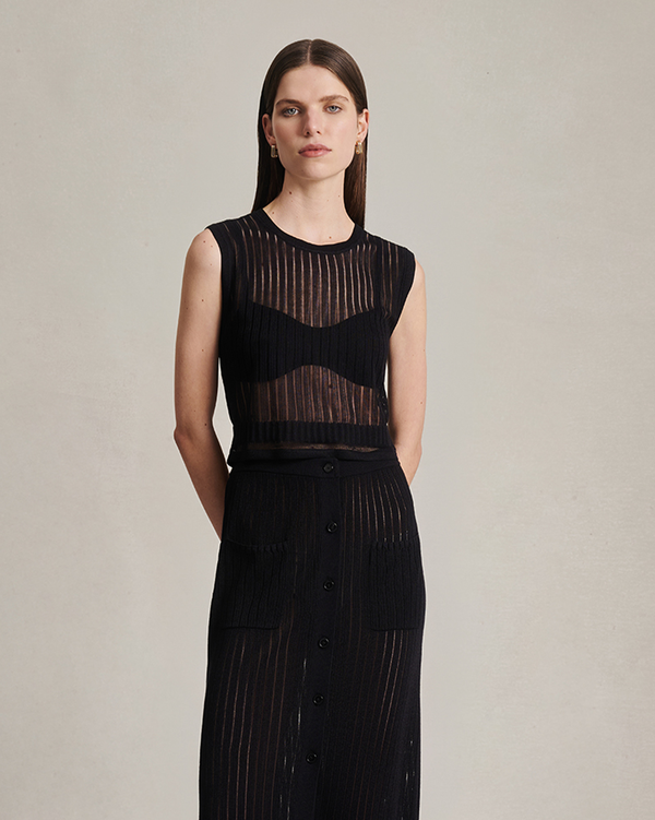 p. johnson Edie Top - Black