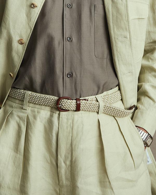 P. Johnson Elasticated Belt - Beige