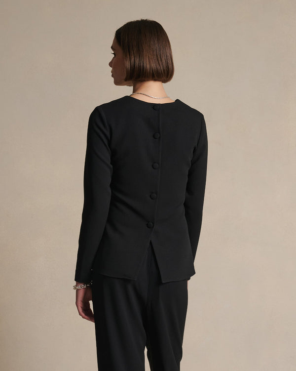 P. Johnson Eliza Top - Black