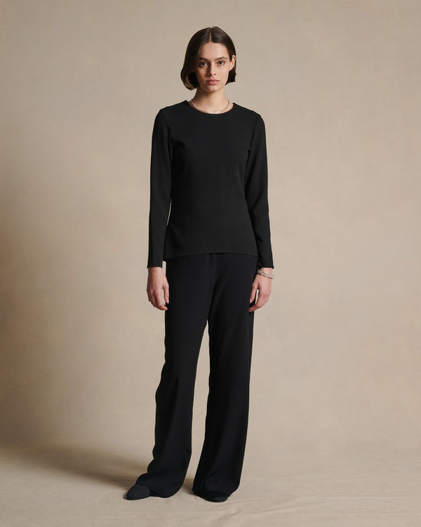 P. Johnson Eliza Top - Black