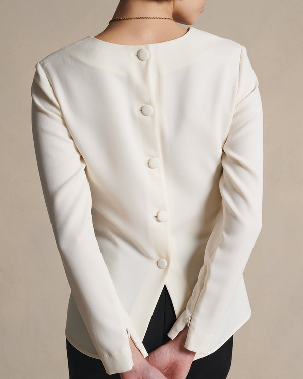 P. Johnson Eliza Top - Off White