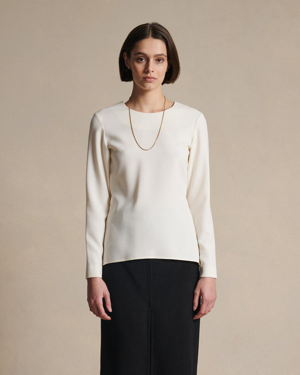 p. johnson Eliza Top - Off White