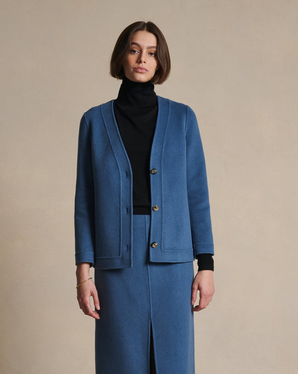 p. johnson Elsa Jacket - Aegean Blue