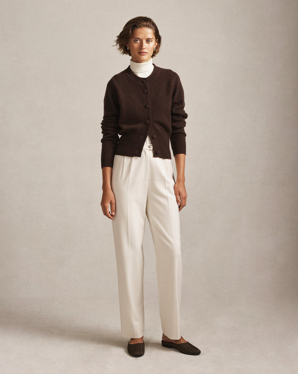 P. Johnson Emily Cardigan - Chocolate