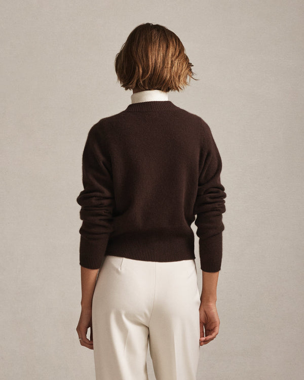 P. Johnson Emily Cardigan - Chocolate