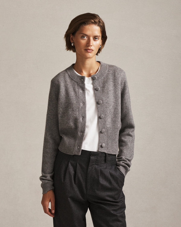 p. johnson Emily Cardigan - Grey Marle